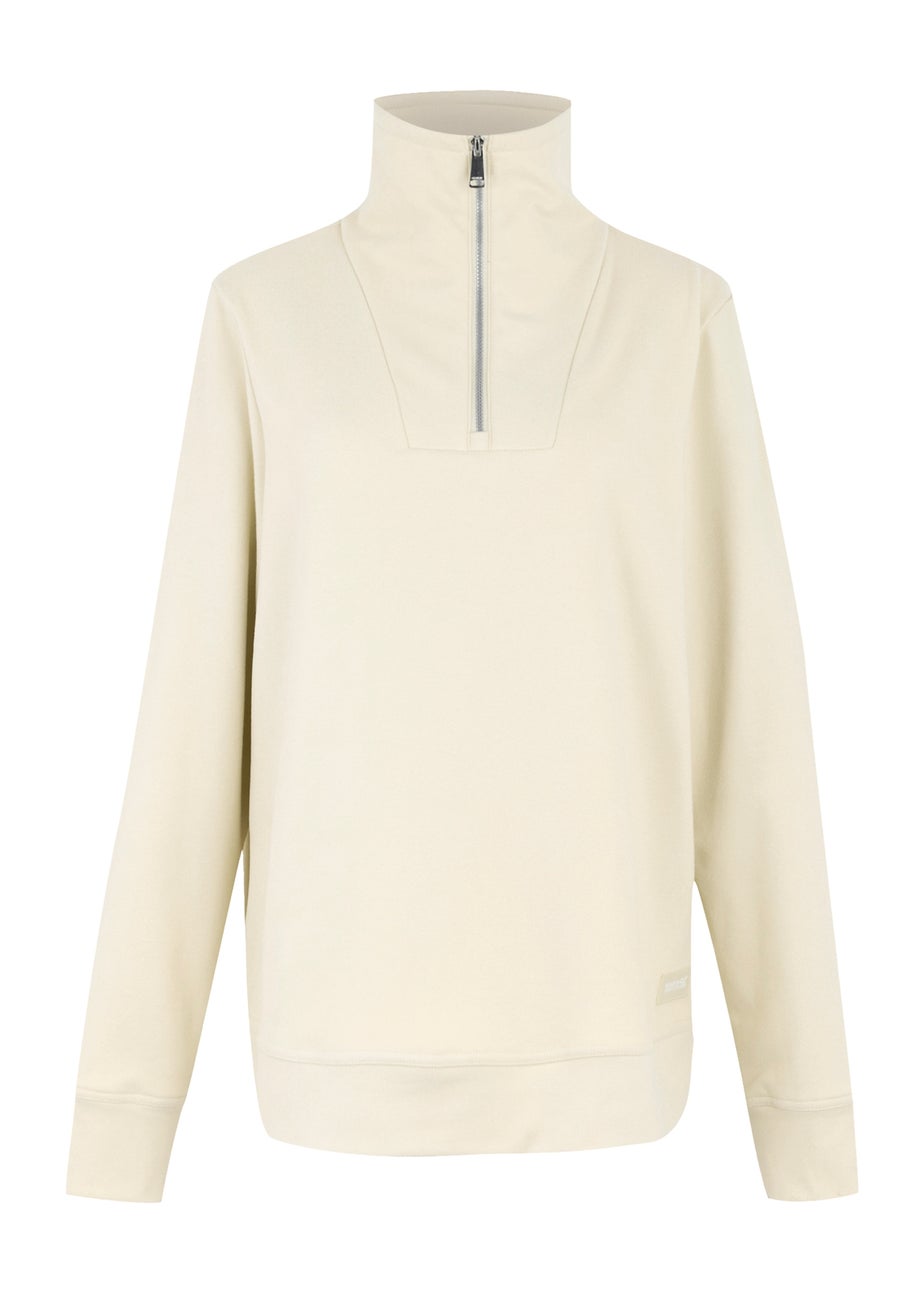 Regatta White Demmi Half Zip Fleece