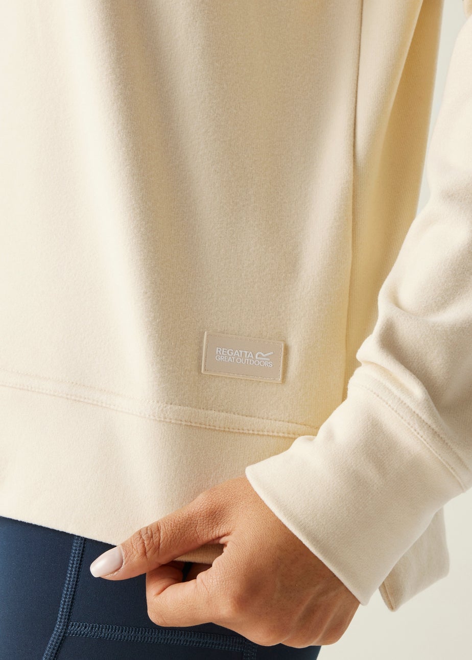 Regatta White Demmi Half Zip Fleece
