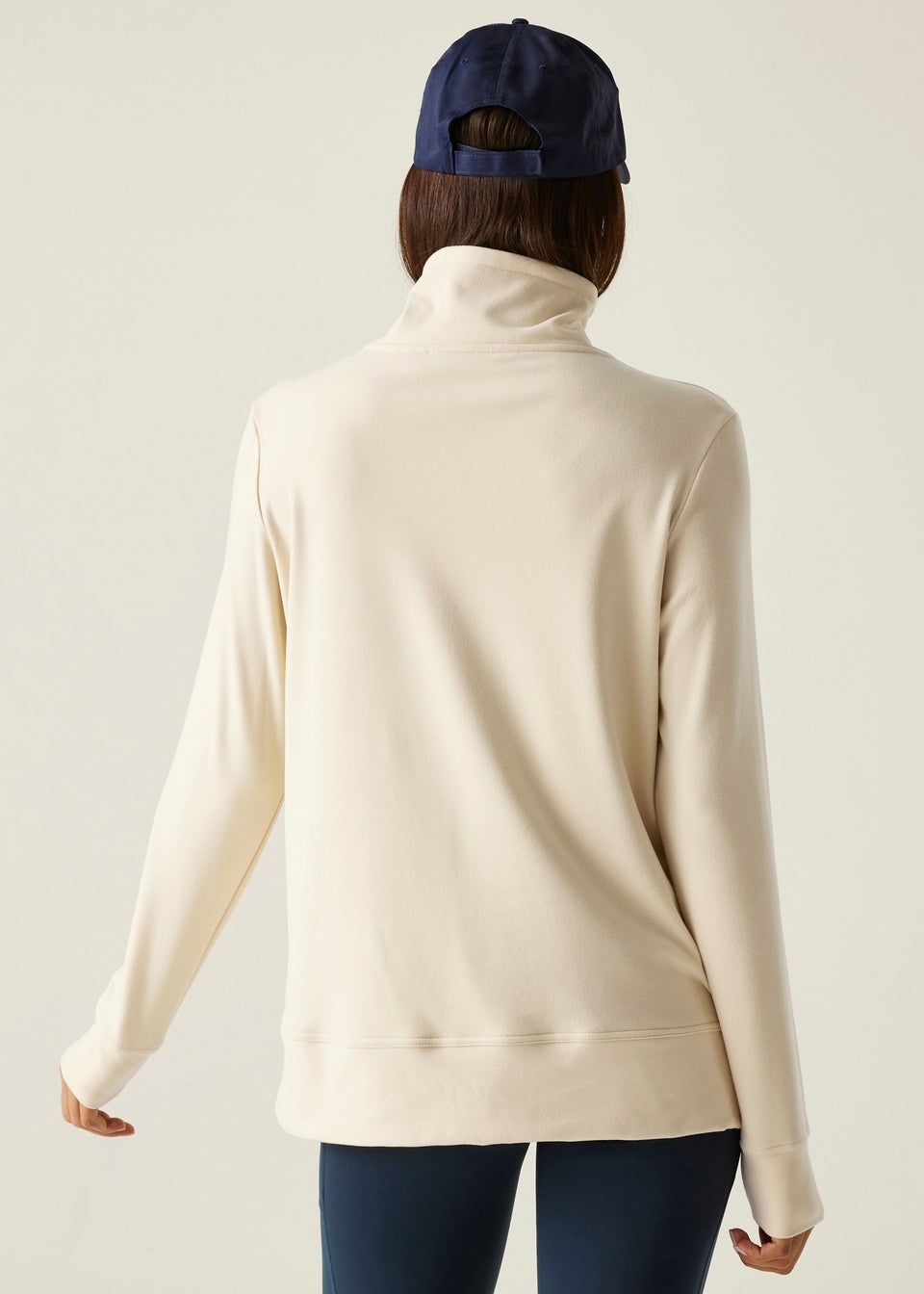 Regatta White Demmi Half Zip Fleece