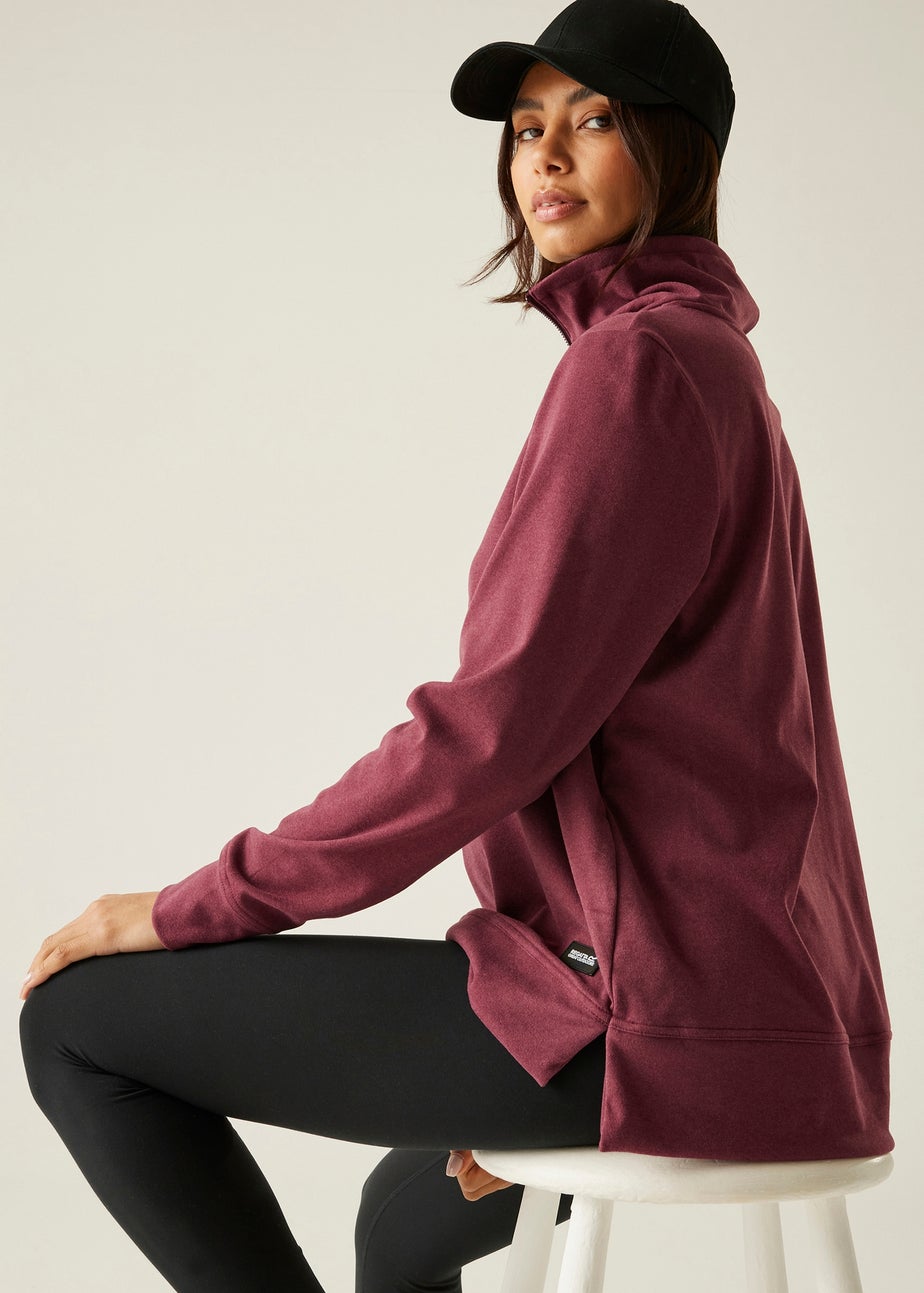 Regatta Aubergine Demmi Half Zip Fleece