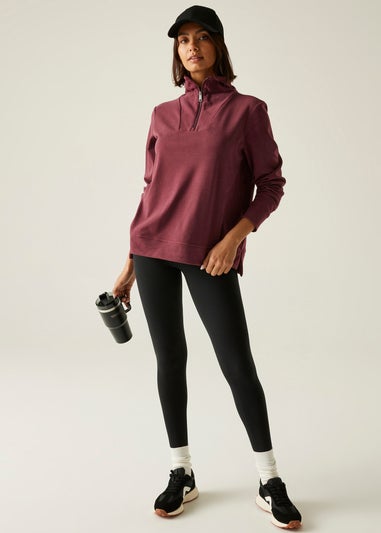 Regatta Aubergine Demmi Half Zip Fleece