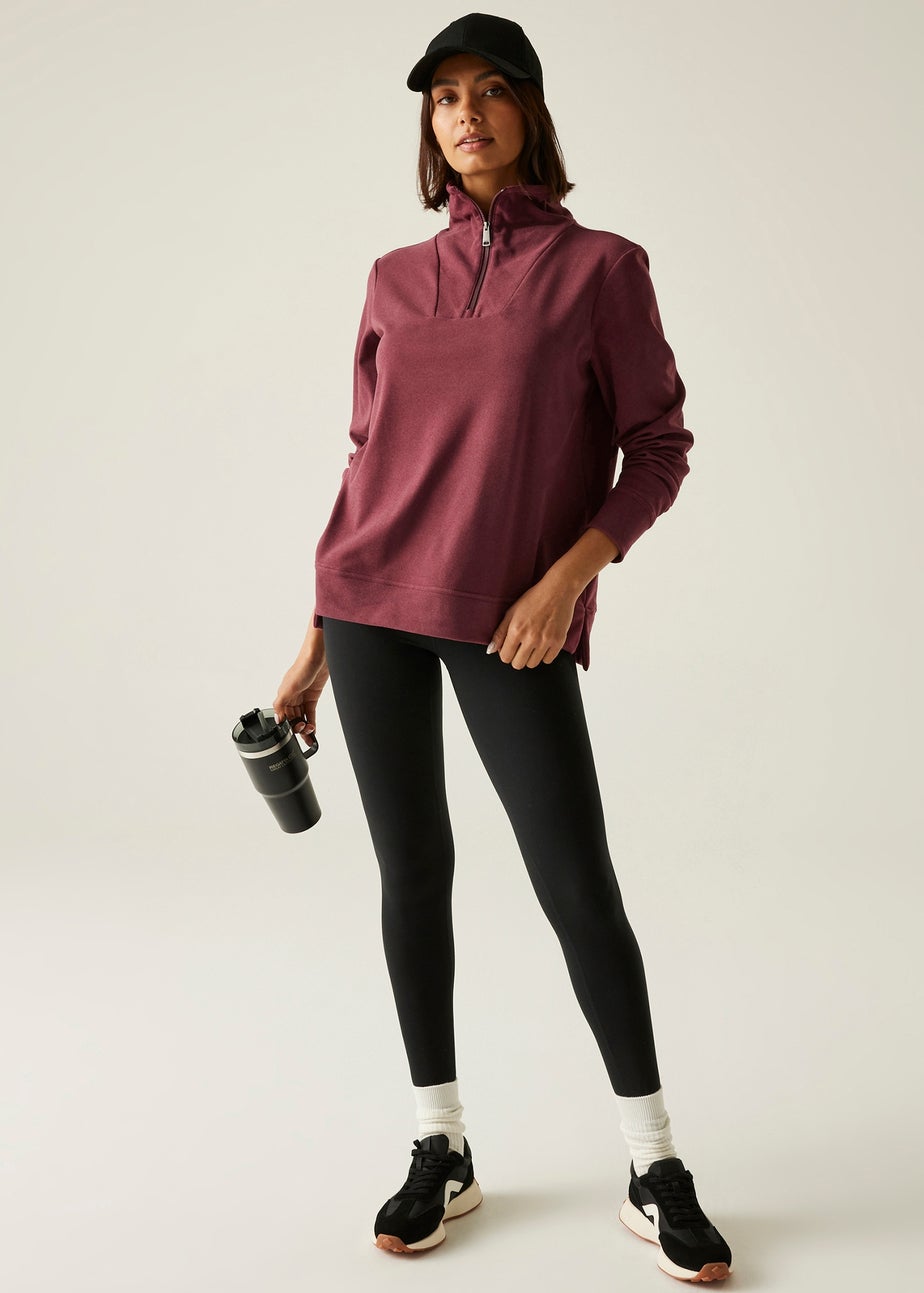 Regatta Aubergine Demmi Half Zip Fleece