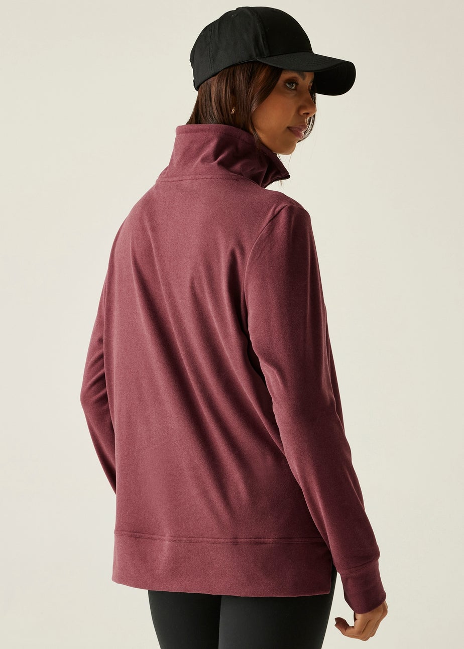 Regatta Aubergine Demmi Half Zip Fleece