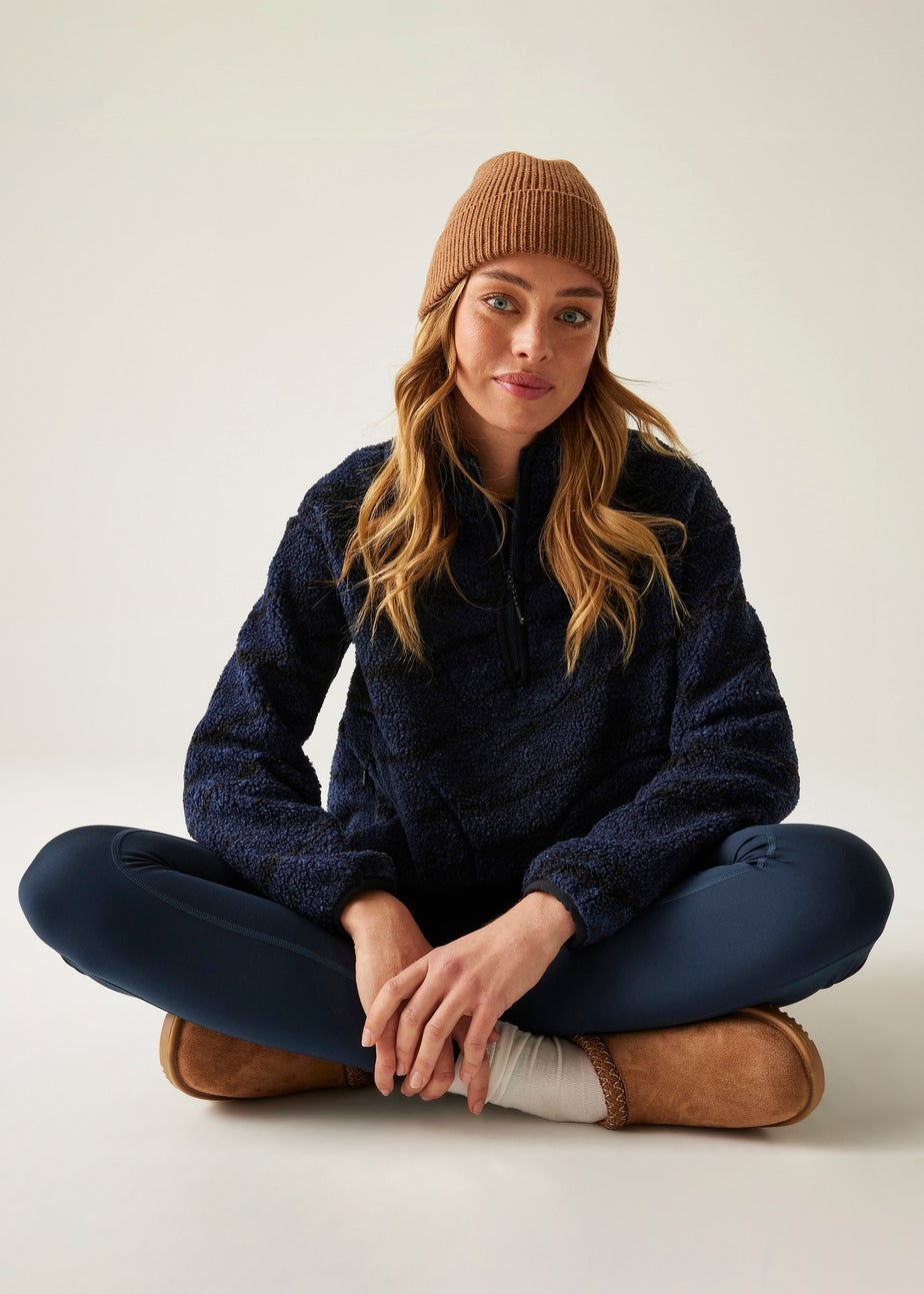 Regatta Ink Abstract Print Frankie Borg Half Zip Fleece