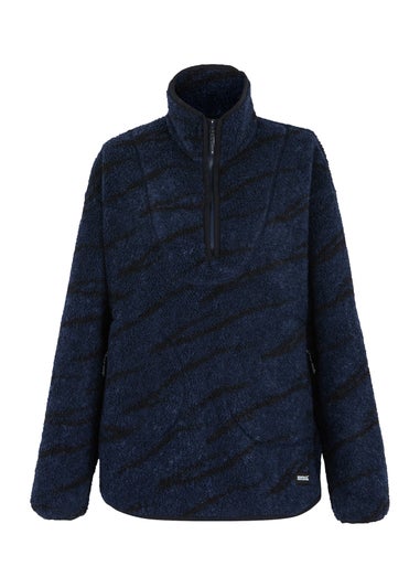 Regatta Ink Abstract Print Frankie Borg Half Zip Fleece