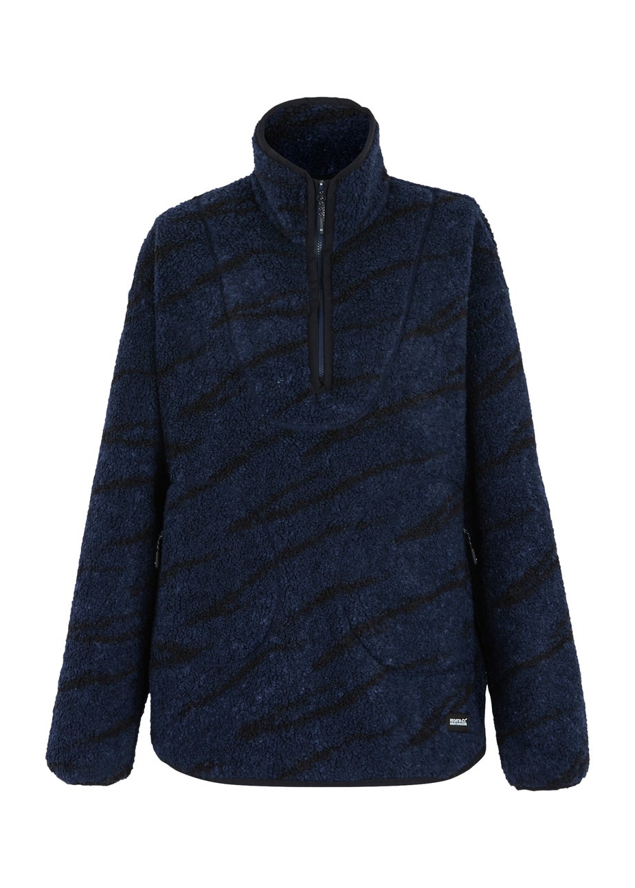 Regatta Ink Abstract Print Frankie Borg Half Zip Fleece