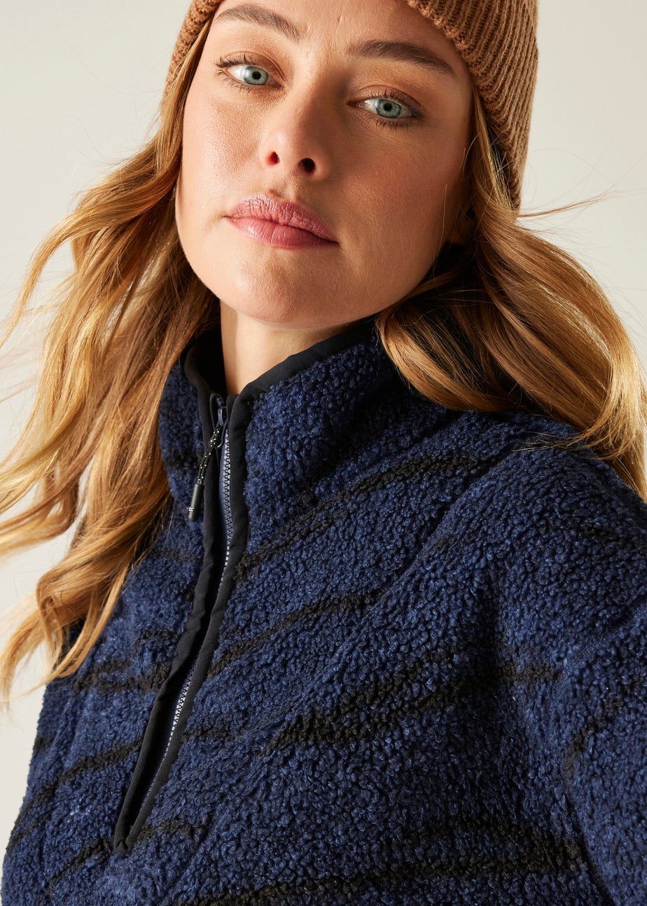 Regatta Ink Abstract Print Frankie Borg Half Zip Fleece