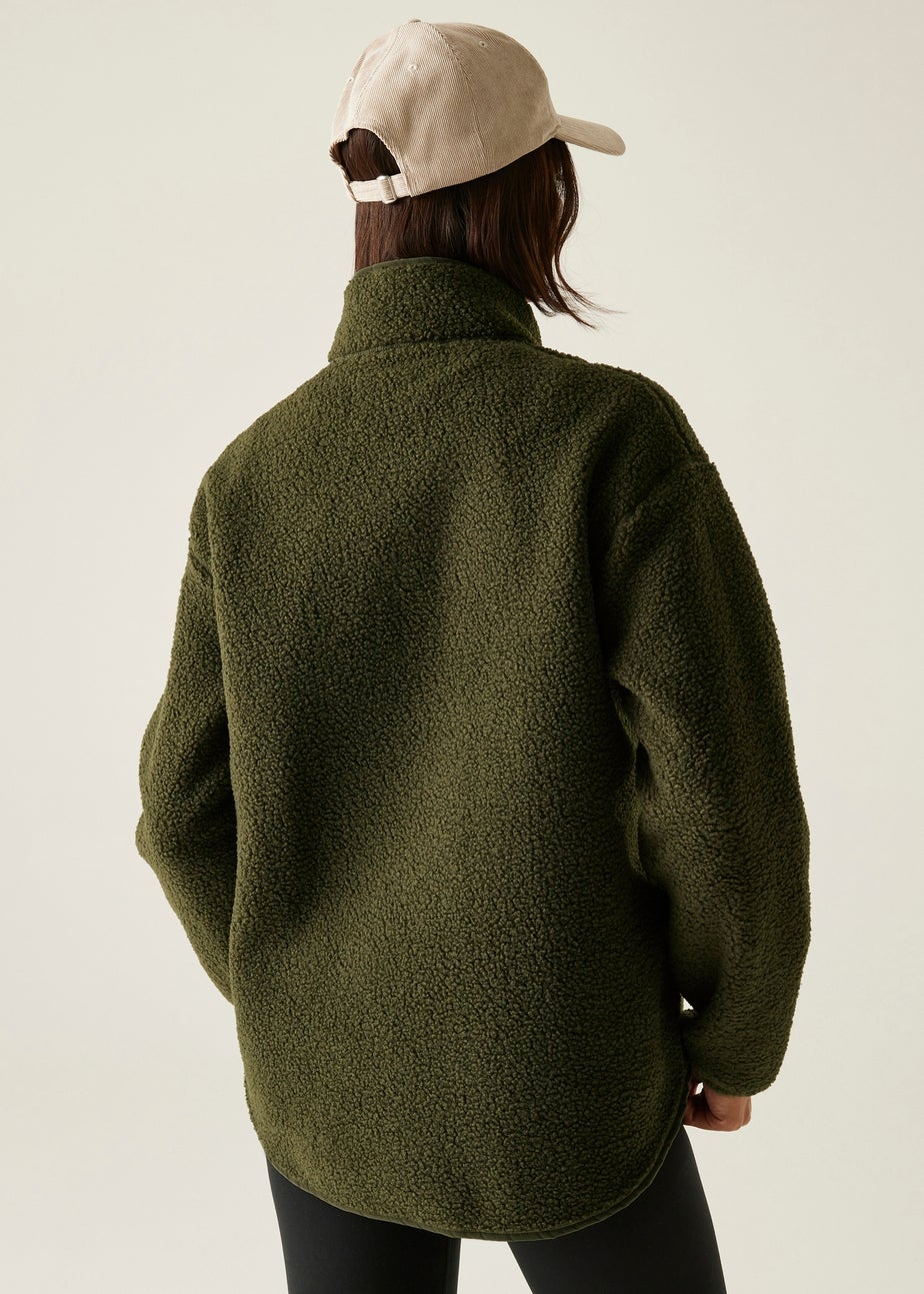 Regatta Khaki Frankie Borg Half Zip Fleece