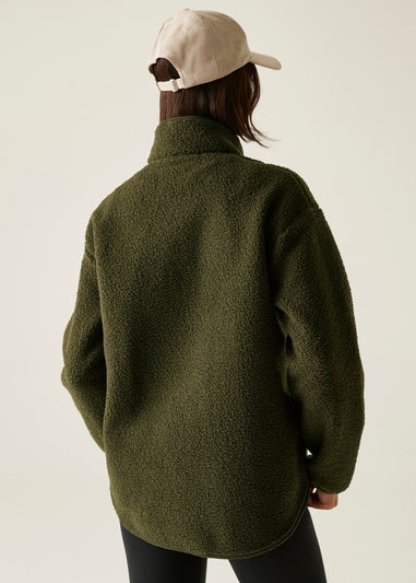 Regatta Khaki Frankie Borg Half Zip Fleece