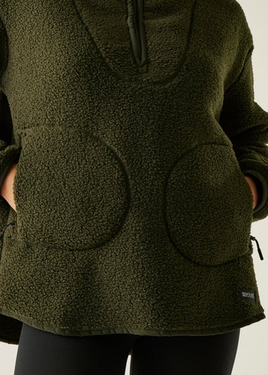 Regatta Khaki Frankie Borg Half Zip Fleece