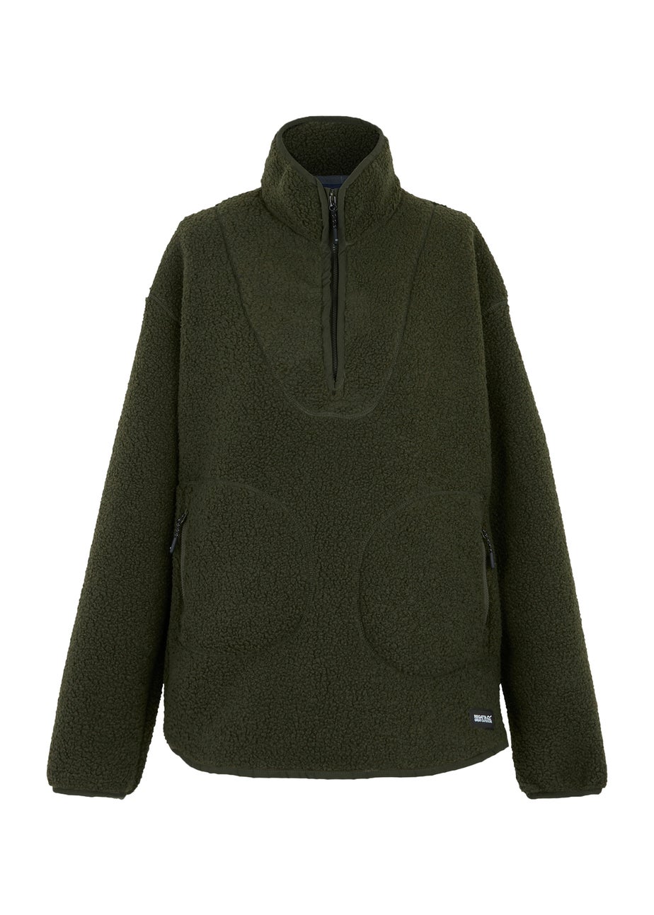 Regatta Khaki Frankie Borg Half Zip Fleece