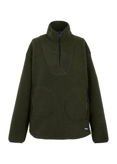 Regatta Khaki Frankie Borg Half Zip Fleece
