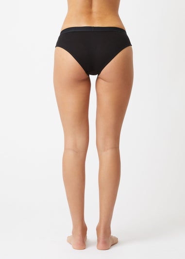 French Connection Black Cotton Ladies Briefs 7 Pack