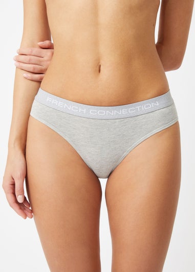 French Connection White Cotton Ladies Briefs 7 Pack