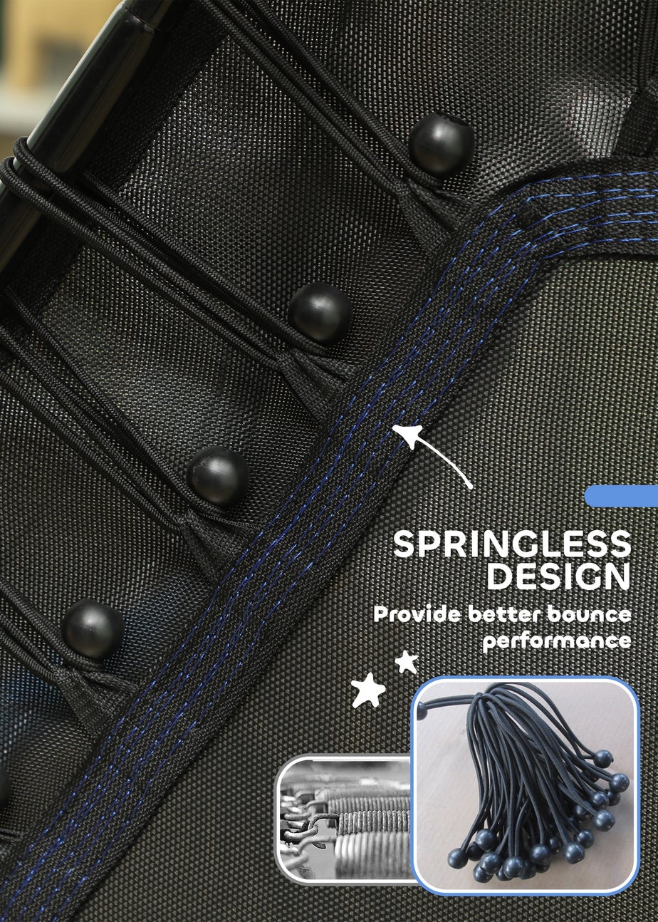 HOMCOM Blue 5.4FT Kids Trampoline with Enclosure Indoor Outdoor