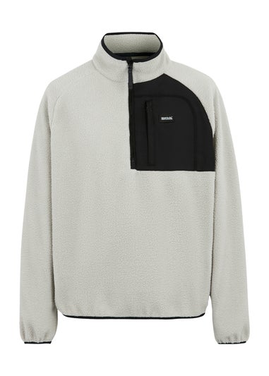Regatta White Frankie Borg Half Zip Stretch Fleece