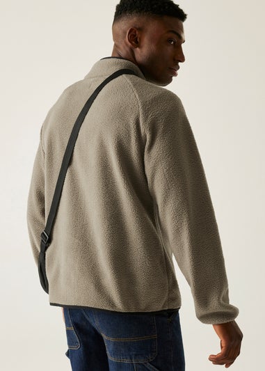 Regatta Mushroom Frankie Borg Half Zip Stretch Fleece