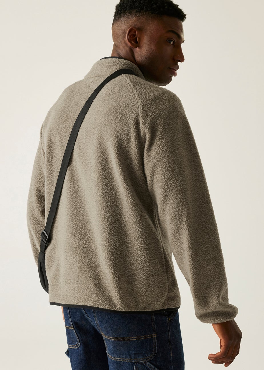 Regatta Mushroom Frankie Borg Half Zip Stretch Fleece