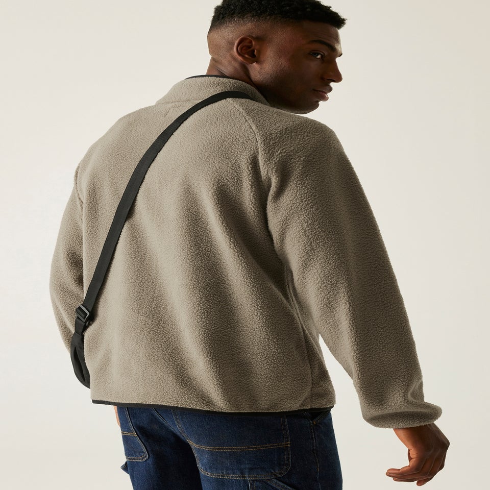 Regatta Mushroom Frankie Borg Half Zip Stretch Fleece