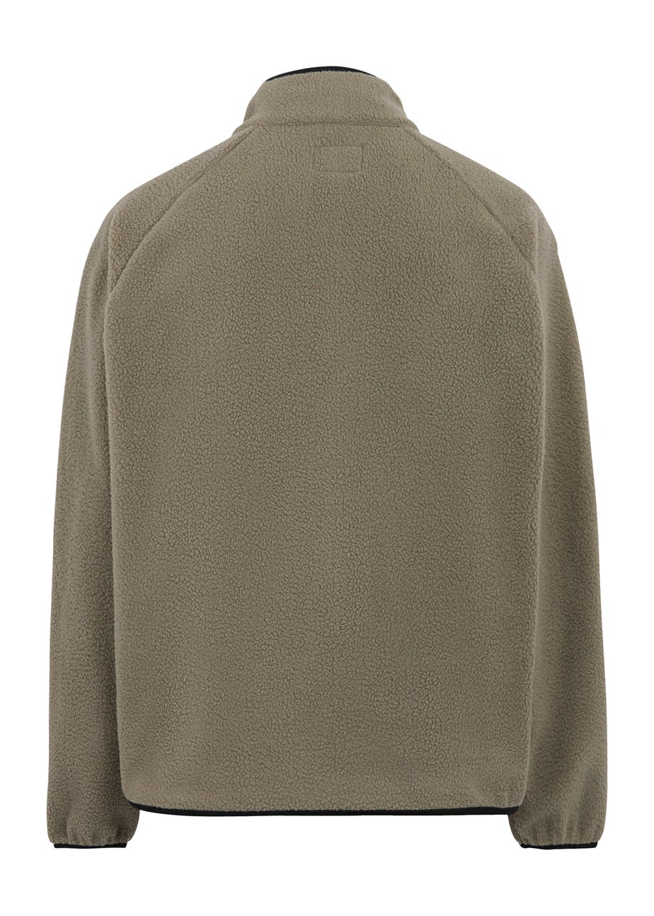 Regatta Mushroom Frankie Borg Half Zip Stretch Fleece