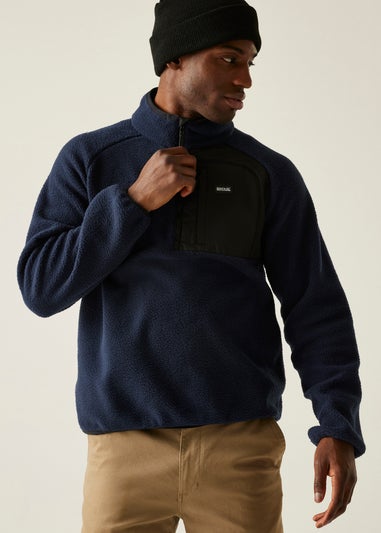 Regatta Ink Frankie Borg Half Zip Stretch Fleece