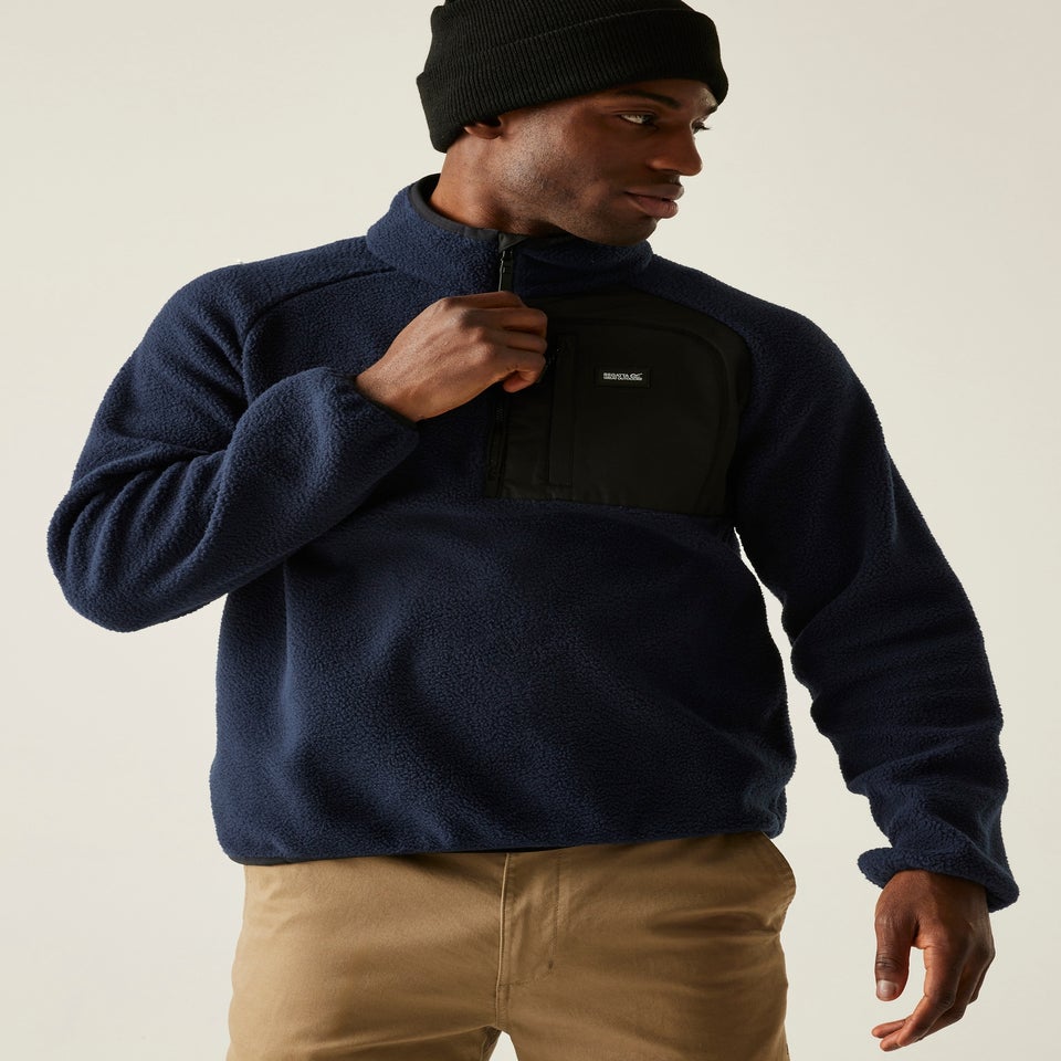 Regatta Ink Frankie Borg Half Zip Stretch Fleece