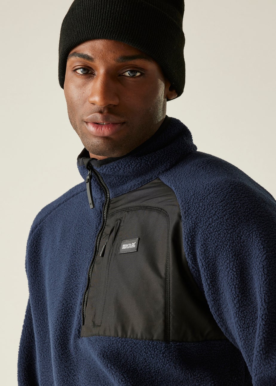 Regatta Ink Frankie Borg Half Zip Stretch Fleece