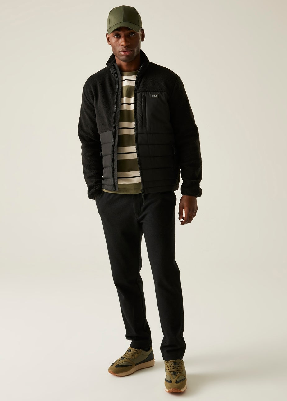 Regatta Black Frankie Borg Hybrid Stretch Fleece