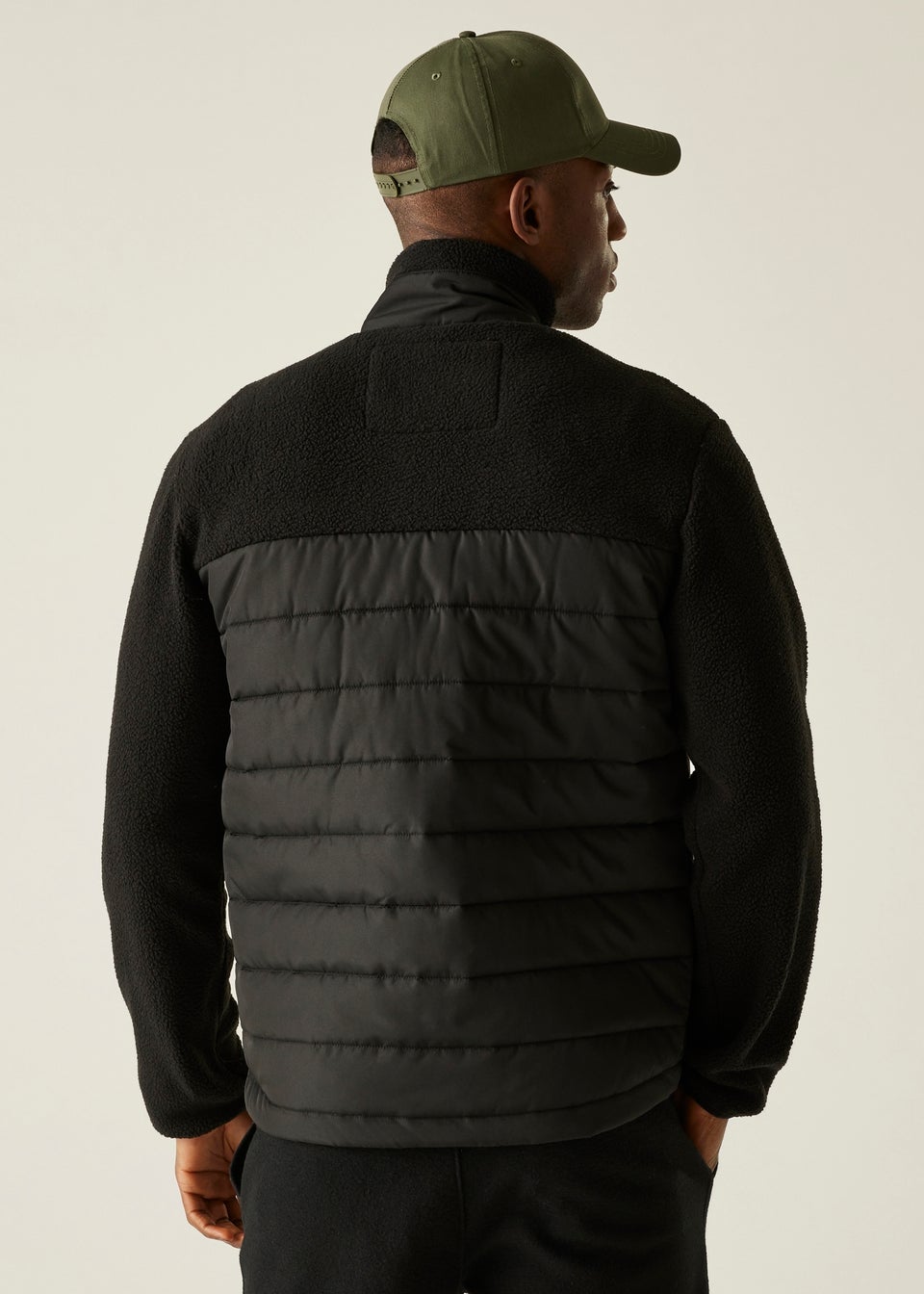 Regatta Black Frankie Borg Hybrid Stretch Fleece