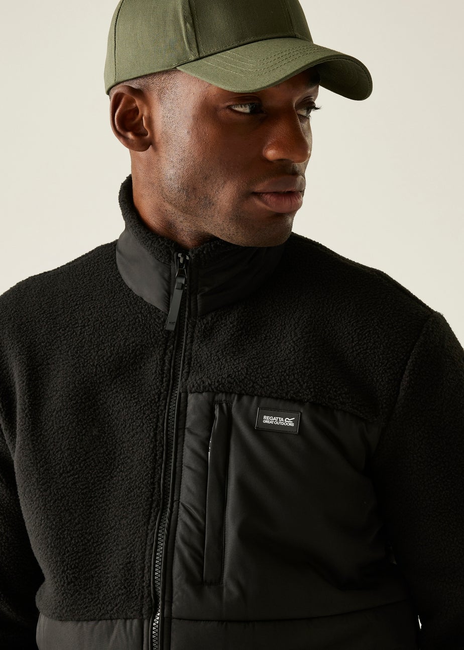 Regatta Black Frankie Borg Hybrid Stretch Fleece