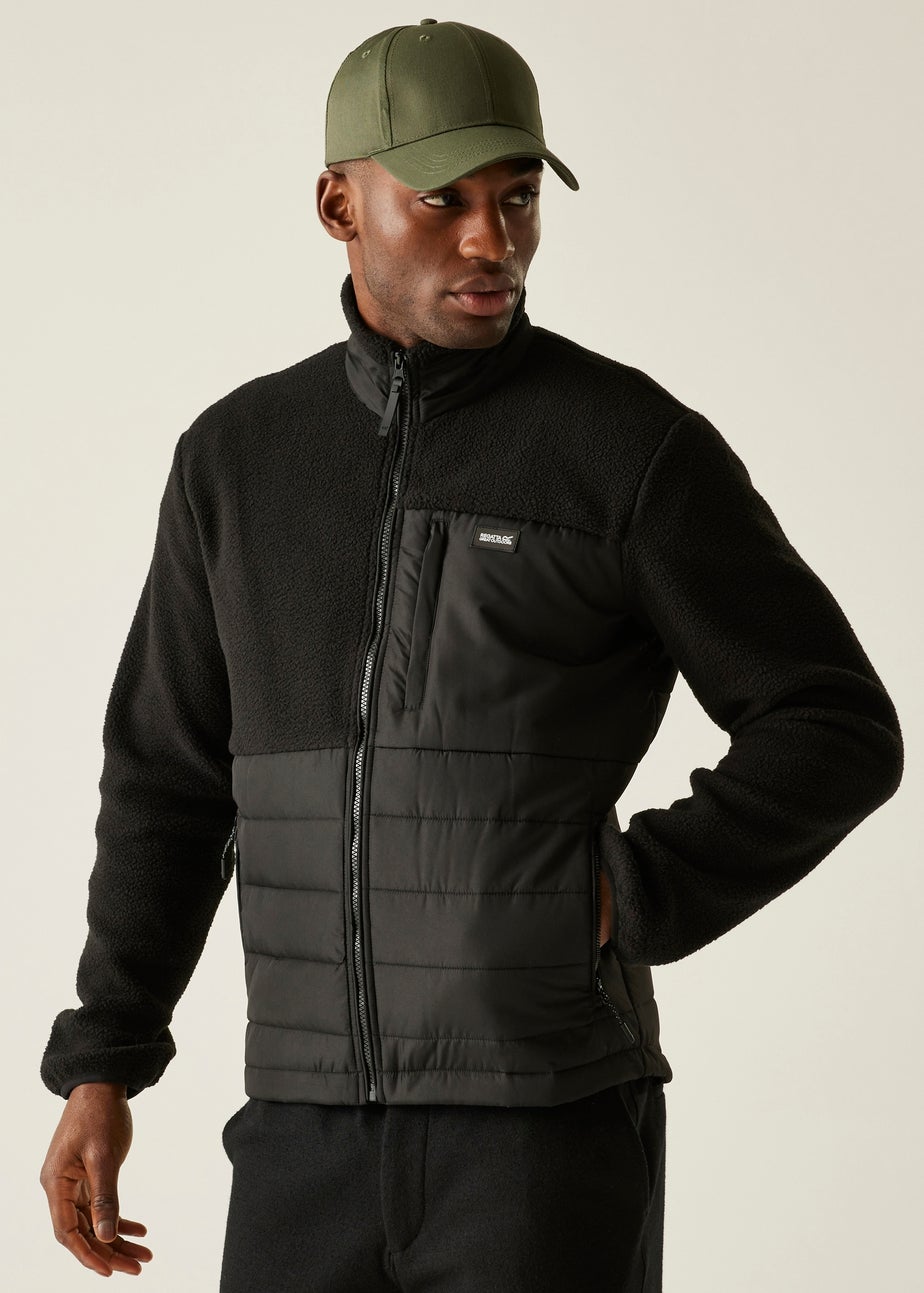 Regatta Black Frankie Borg Hybrid Stretch Fleece