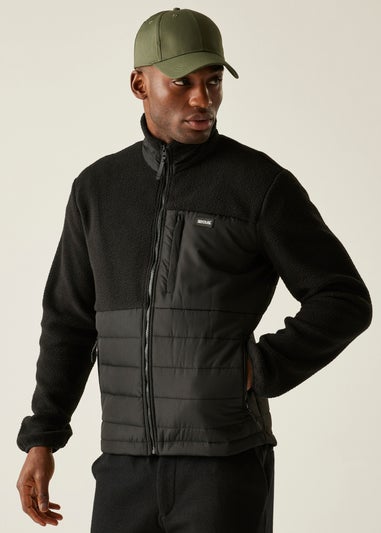 Regatta Black Frankie Borg Hybrid Stretch Fleece