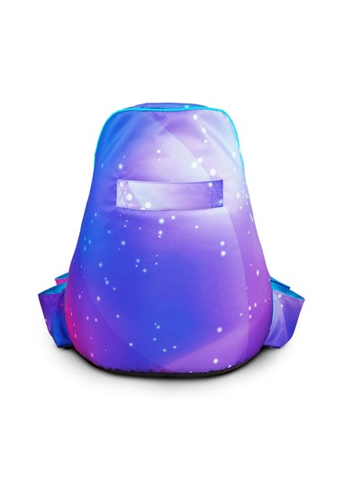 rucomfy Purple Galaxy Kids Gaming Bean Bag Chair
