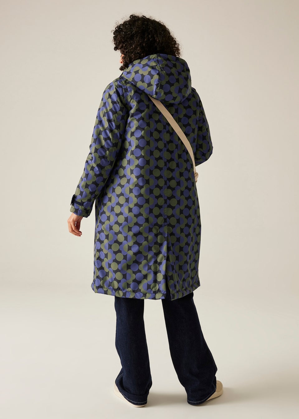 Regatta Dark Blue Orla Long Length Waterproof Jacket