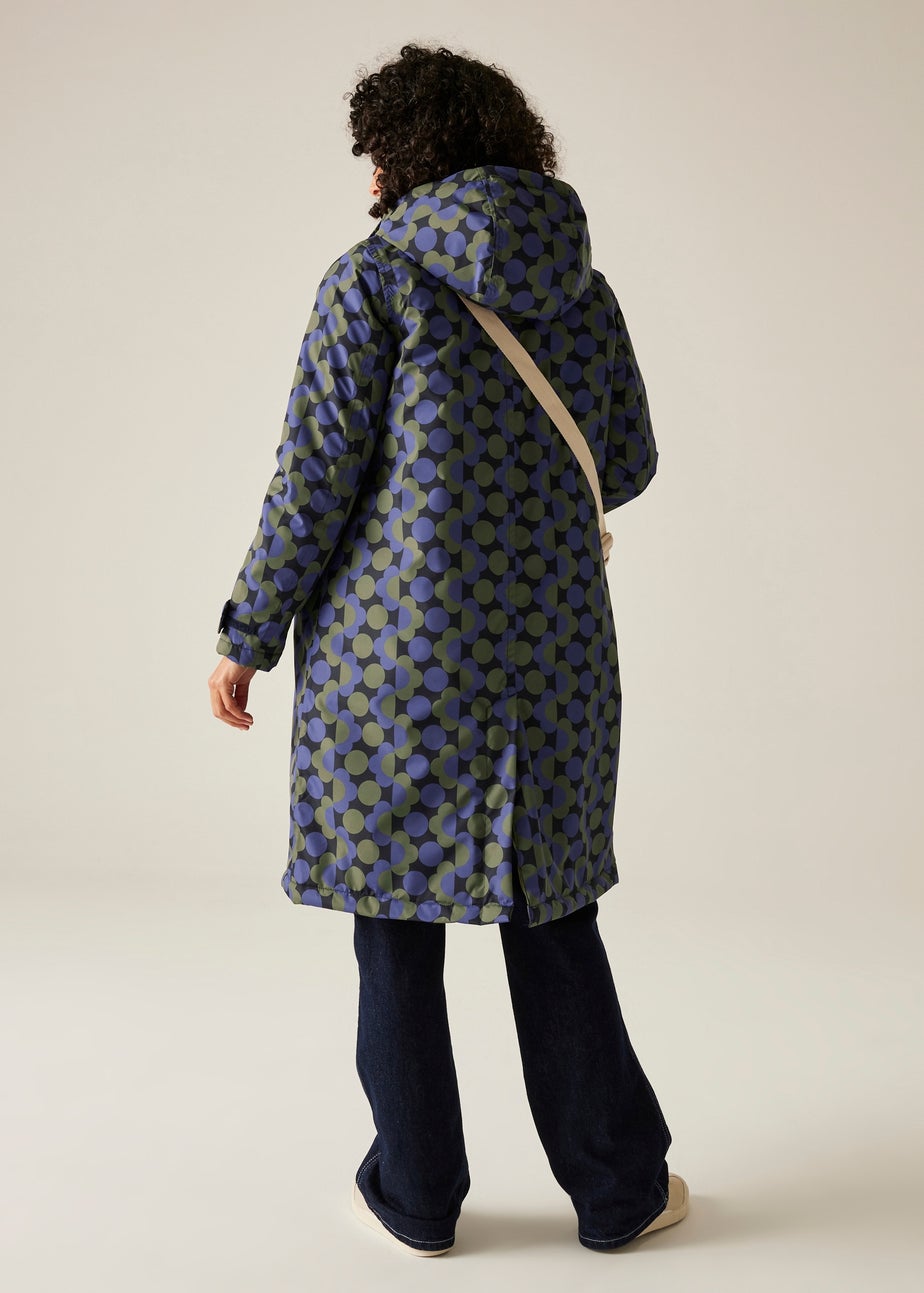 Regatta Dark Blue Orla Long Length Waterproof Jacket