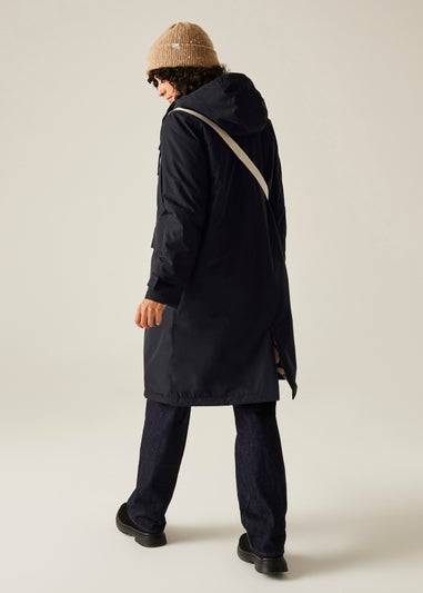 Regatta Black Orla Long Length Waterproof Jacket