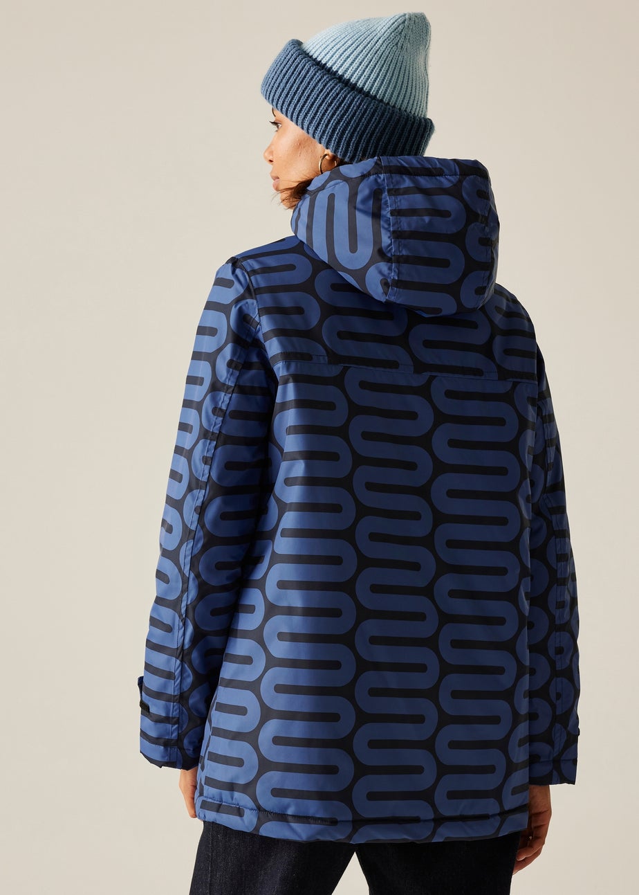 Regatta Dark Blue Orla Mid Length Waterproof Jacket