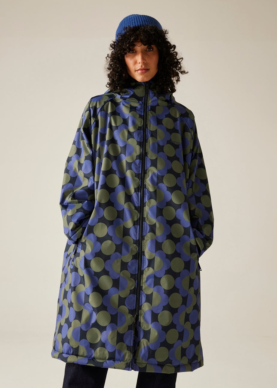 Regatta Dark Blue Orla Changing Waterproof Robe