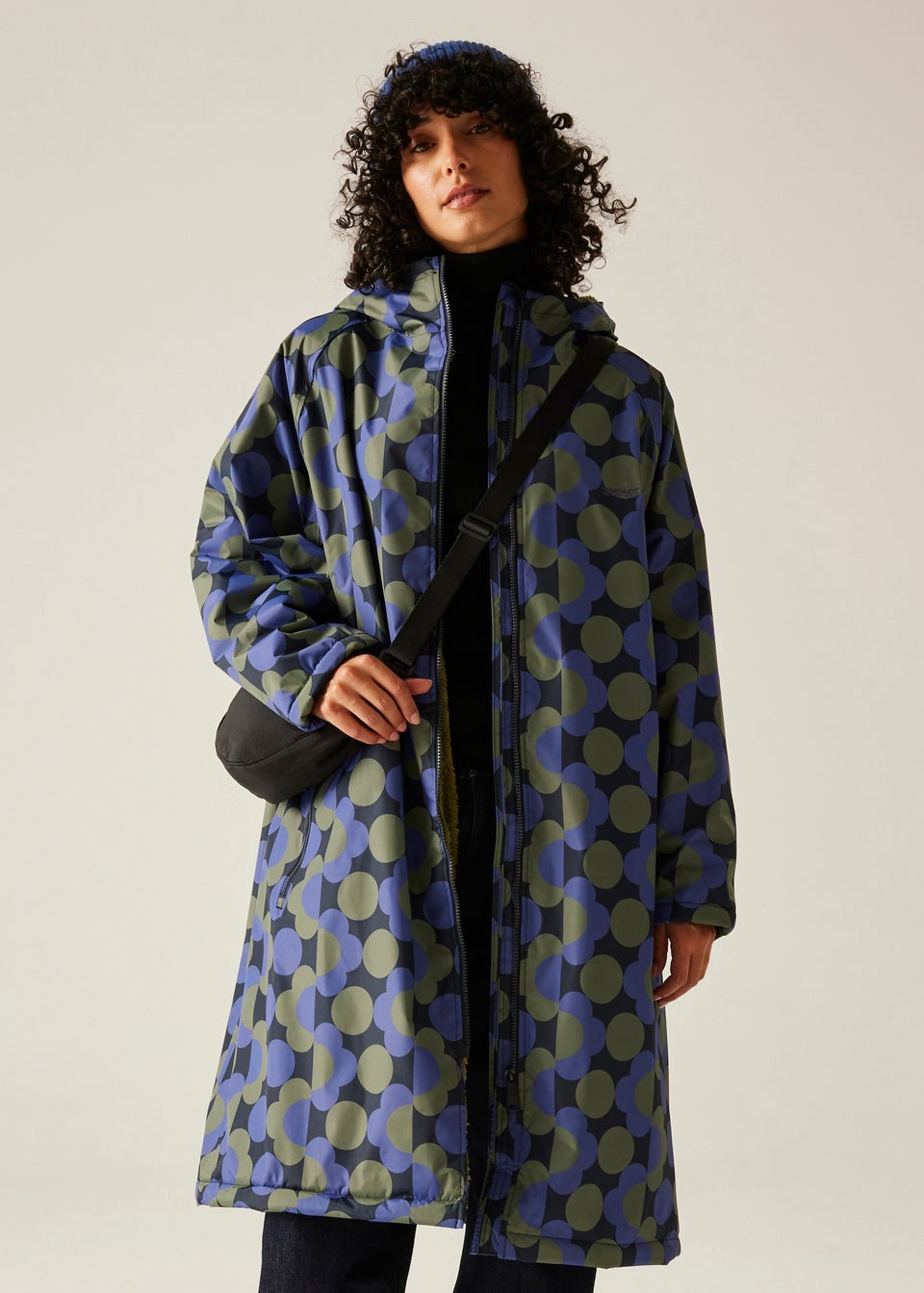 Regatta Dark Blue Orla Changing Waterproof Robe