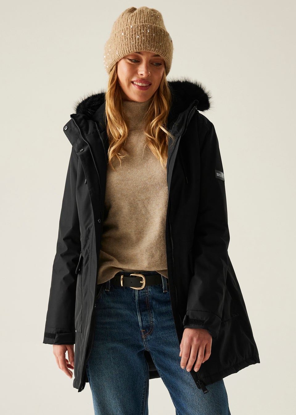 Regatta Black Sabinka Waterproof Jacket