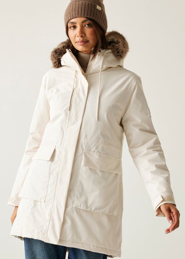Regatta White Sabinka Waterproof Jacket