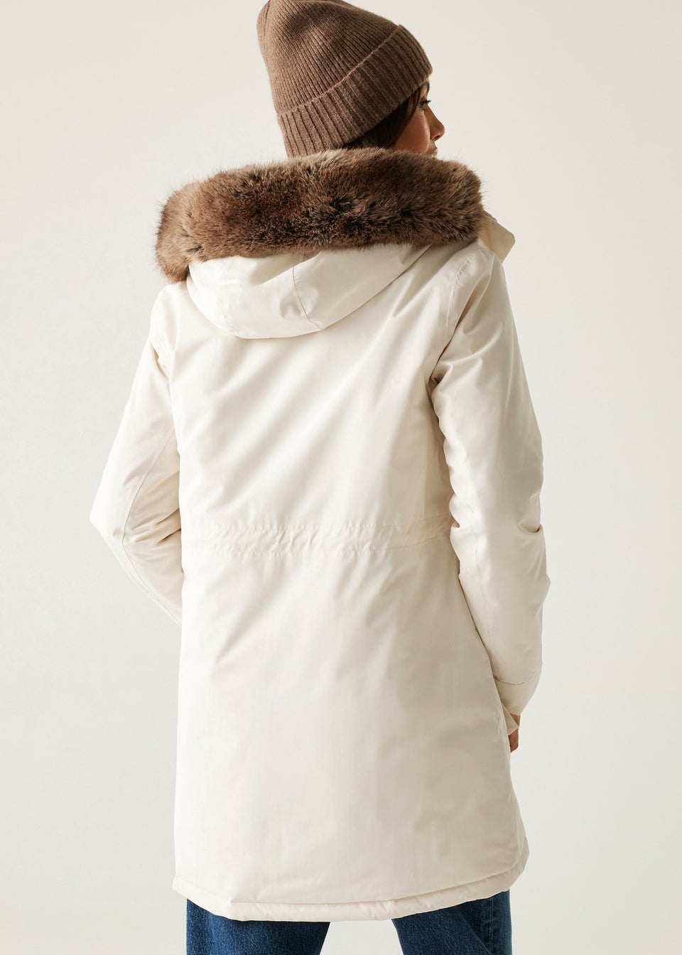 Regatta White Sabinka Waterproof Jacket