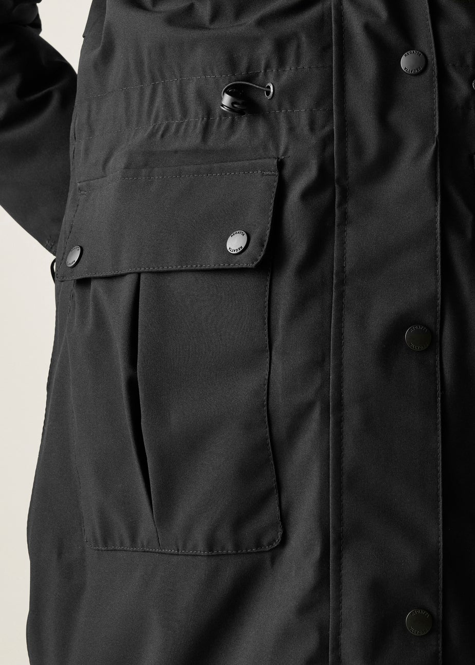 Regatta Black Yannta Waterproof Jacket
