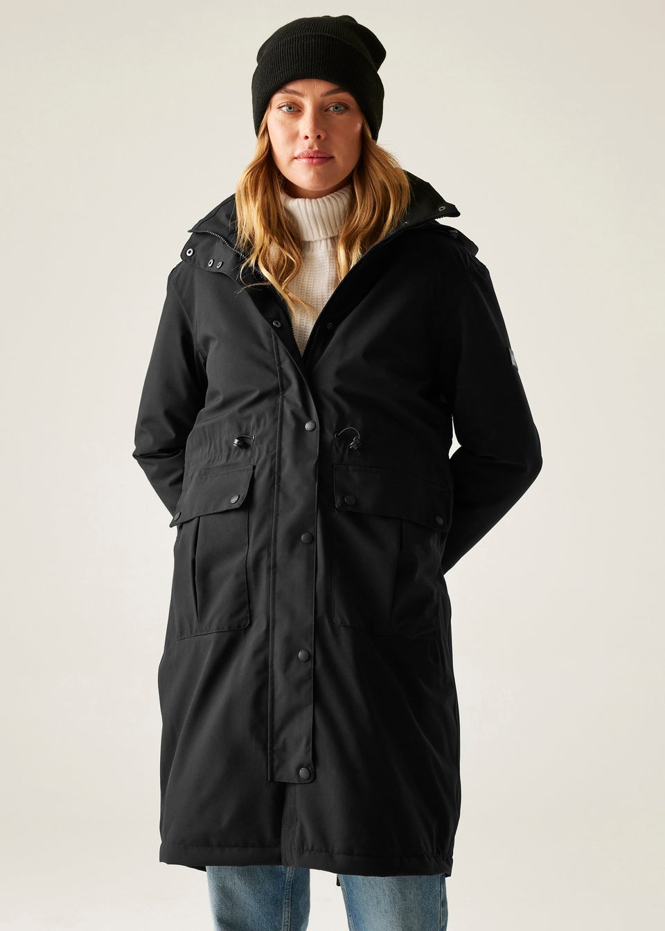 Regatta Black Yannta Waterproof Jacket