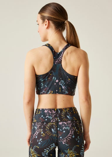 Dare 2b Black Energetic Print Swift III Antibacterial Bra