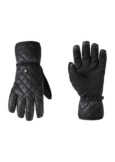 Dare 2b Black Swarovski Faux Gloves