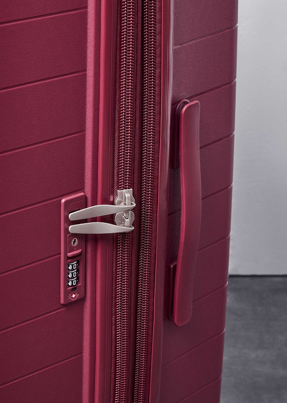 Rock Palma Suitcase Burgundy