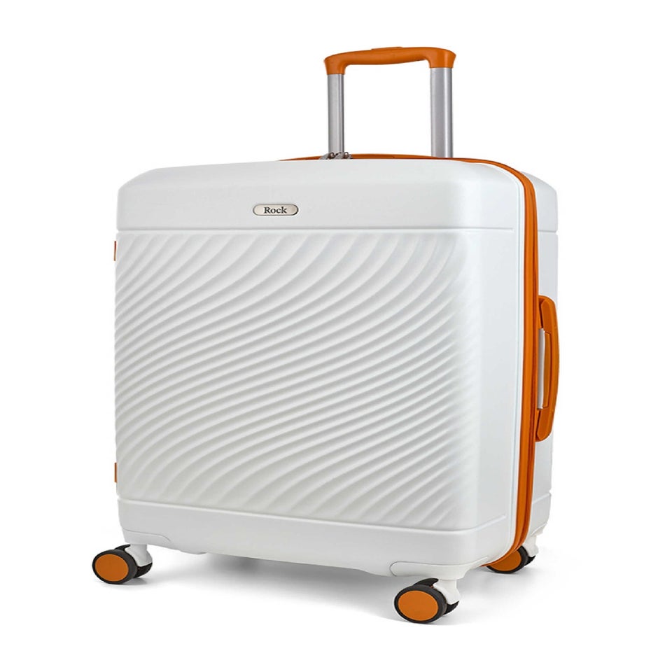 Rock Love Island Suitcase White/Orange
