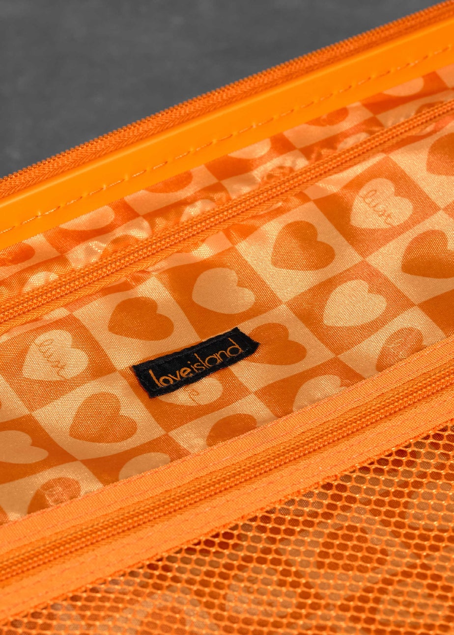 Rock Love Island Suitcase White/Orange