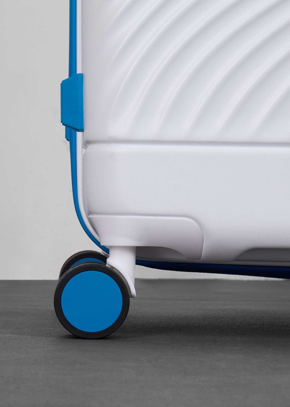 Rock Love Island Suitcase White/Blue